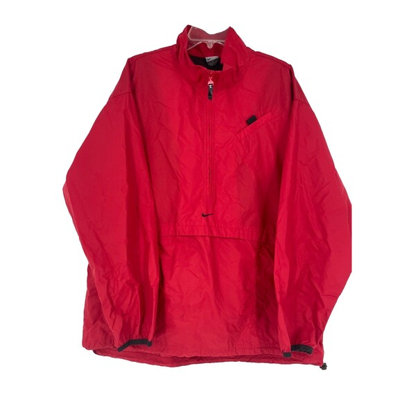 VTG Nike Anorak Windbreaker Jacket Center Swoosh Y2K Retro Cd Player Pocket - Picture 1 of 16